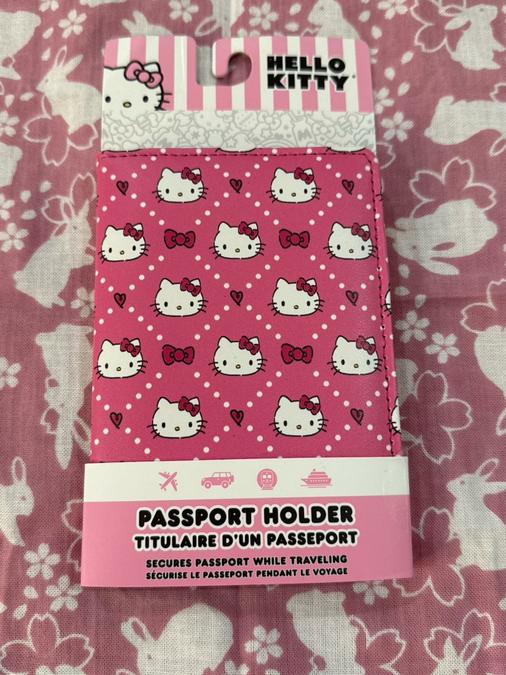 Hello Kitty Pink Passport Holder
